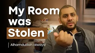 room stolen... but lessons to learn