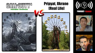Game vs IRL ☢️ All Ghillied Up [Call of Duty]  at Real Life Chernobyl & Pripryat [Excerpt]