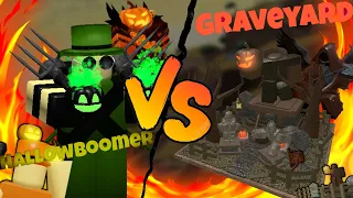 Hallowboomer VS Graveyard (TOWER BATTLES)