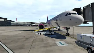 X Plane 11 LBWN-LOWW in Wizz Air A321 [VATSIM] Full Flight