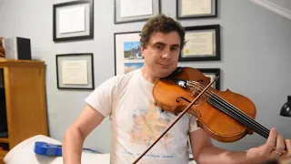 Pachelbel - Canon in D, transposed to G - solo viola
