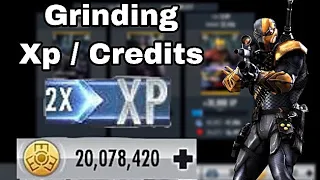 Injustice Mobile- How to grind CREDITS and XP Fast (Beginner Players Guide) 2021 (Week 2)