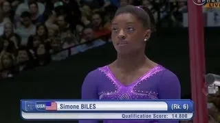 Simone Biles takes Vault Silver at Champs - Universal Sports