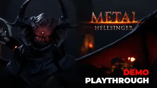 Metal: Hellsinger Demo Playthrough + Boss Fight