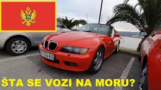 CAR SPOTTING NA MORU / CRNA GORA VLOG / Pedala do metala