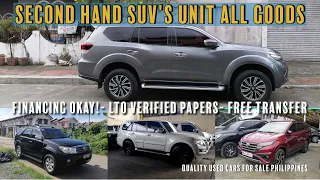 Quality Used cars for sale Philippines - SUV's Repo Hatak ng Banko All Goods