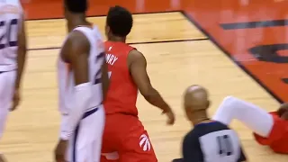 Josh Jackson receives a flagrant 2 foul and being ejected for this hard foul on Chris Boucher