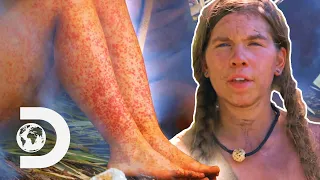 Survivalists Get Eaten Alive By Bugs During the Night | Naked And Afraid