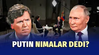 «Volodya, nega bunday qilyapsan, dedim» | Putinning shov-shuvli intervyusi