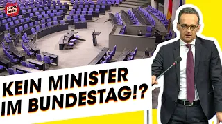 Bundestag-Eklat: Kein Minister im Parlament!