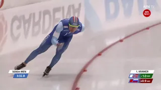 Sverre L Pedersen 8 Februar 2019 World Single Distance Championships 5000 m Norsk Rekord 6.07.16