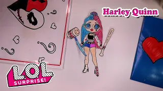 #DIYLOL Harley Quinn Joker Paper Doll 💟 Бумажная Харли Квин, Джокер и их малыши 🃏 СВОИМИ РУКАМИ 🔥👍