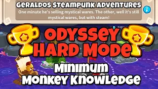 BTD6 Odyssey || Hard Mode Tutorial || Minimum Monkey Knowledge (Geraldos Steampunk Adventures)