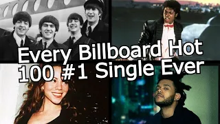 Every Billboard Hot 100 #1 Single Ever (1958-2023) *REMASTERED VERSION IN DESCRIPTION*