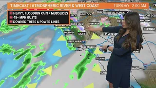 More severe weather heading toward California