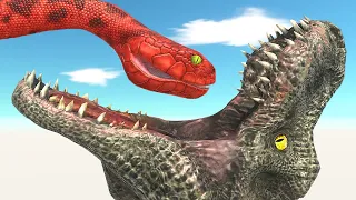 You better jump perfectly over dangerous mouth - Animal Revolt Battle Simulator