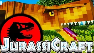 WE FINALLY GET THE T-REX! THIS THING IS AWESOME! - MODDED MINECRAFT DINOS JURASSIC PARK #8