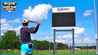 Blitzball Home Run Derby with the World's Smallest Wood Bat!