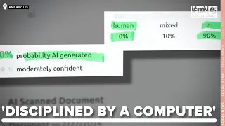 'Disciplined by a computer' - Maryland student fights AI cheating accusation