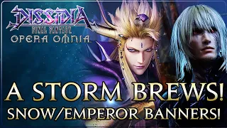 Should You Pull?! Snow/Emperor BT Banners in Dissidia Final Fantasy: Opera Omnia!