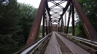 The  Haunted  Wabash  Cannonball  Bridge,  St   Francisville,  Illinois