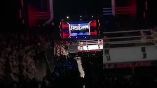 WWE SuperShow Sanjuan Shotzi Blackheart and Tegan Nox vs Natalya and Tamina