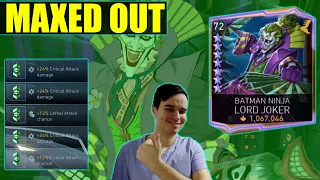Testing Out My (Almost) Perfect Build Maxed Out Lord Joker Injustice 2 Mobile