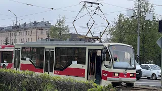 ПОДБОРКА ТУЛЬСКОГО ТРАМВАЯ КТМ-19/КТМ-23/ЛЬВЁНОК/71-405 | SELECTION OF THE TULA TRAM