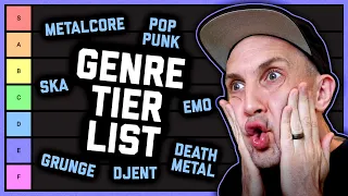 *THE* ROCK & METAL GENRE TIER LIST