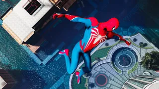 GTA Flooded Los Santos ep.2 | Spiderman Falling off Buildings - GTA V Gameplay Funny Moments & Fails