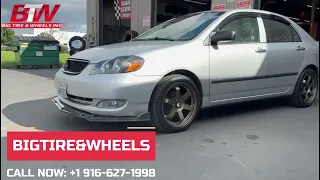 2005 Toyota Corolla At Big Tires And Wheels