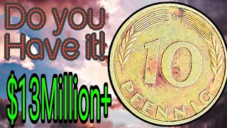 GERMANY 10 PFENNIG THE most valuable coins,Top 5 Ultra Rare Don't spend these coins!