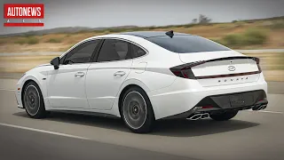 Новая Hyundai Sonata N Line: быстрее Camry 3.5 V6!?