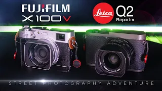 Fuji X100V vs. Leica Q2: Street Photography Showdown!
