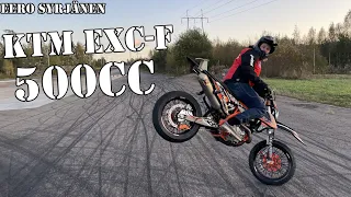 TESTISSÄ KTM EXCF 500CC 2019