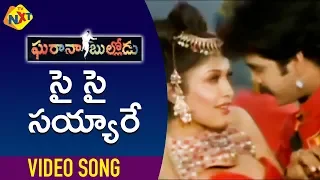 Sye Sye Syeray Video Song| Gharana Bullodu-Telugu Movie Songs| Nagarjuna| Ramya Krishna| TVNXT Music