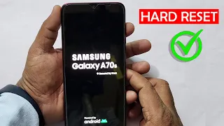 Samsung A70/A70s HARD RESET | SCREEN UNLOCK 🔓 🔓🔓 Easy Trick