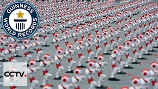 Chinese robotic troupe dances into Guinness World Records