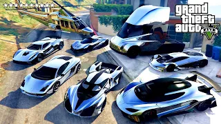 GTA 5 ✪ Stealing CHROME SuperCars with Franklin ✪ ( Real Life Cars #26 )