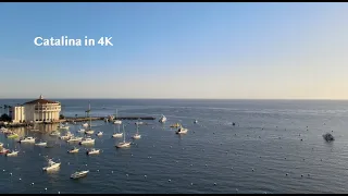 Catalina Island at Sunrise (Los Angeles, California) 4K Drone Footage