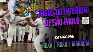 ABADÁ CAPOEIRA - JOGOS DO INTERIOR 2024 - ABERTO - CATEGORIA C | ROXA/ROXA E MARROM - SÃO BENTO