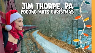 🎄 POCONO MTNS MOST VISITED HOLIDAY TOWN | CHRISTMAS IN JIM THORPE, PA (THINGS TO DO) | RV LIFE