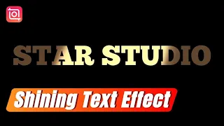 Create a Shining Text | Light Sweep Effect Intro (InShot Tutorial)