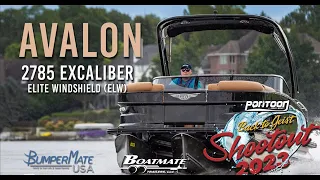 Testing out the new 2023 Avalon 2785 Excaliber Elite Windshield Pontoon