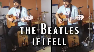The Beatles - If I Fell (acoustic one man band cover)