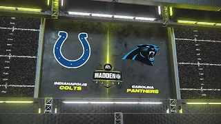 Madden NFL 24 - Indianapolis Colts Vs Carolina Panthers Simulation Week 9 (Updated Rosters) PS5