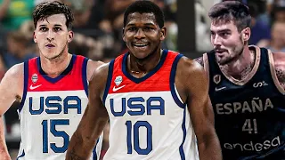 Team USA vs Spain Full Game Highlights - 2023 FIBA World Cup | August 13, 2023