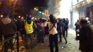 Enfrentamientos en Neptuno y Paseo del Prado