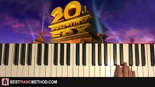 HOW TO PLAY - 20th Century Fox Intro (Piano Tutorial Lesson)