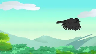 how animate bird flying/crow flying animation